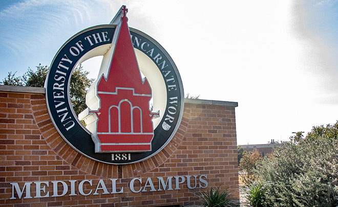 School of Osteopathic Medicine sign