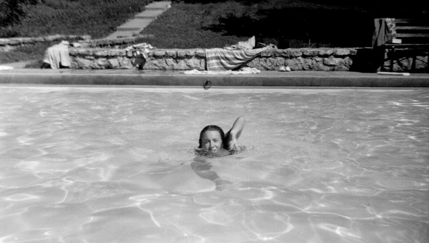 Mary Michaels Pohlmann swimming