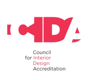 CIDA accreditation logo (Council for Interior Design Accreditation)