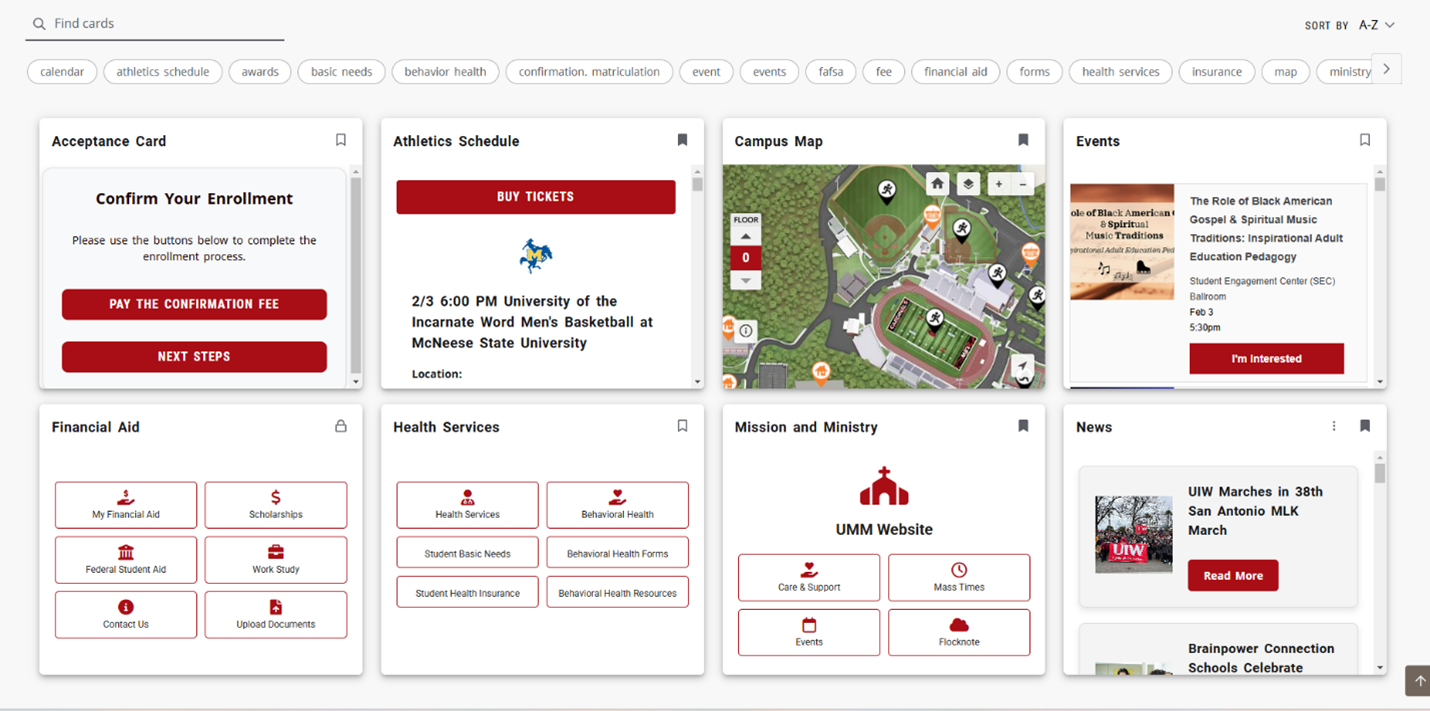 GoUIW portal dashboard