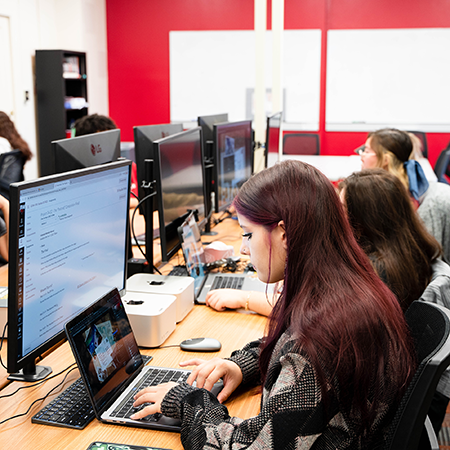 Students in a classroom