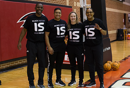 UIW Women's Basketball Black Out for Black History Game