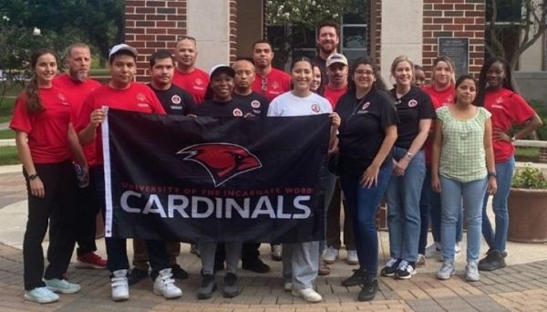 MHA Class of 2026 Group Photo at Orientation on Broadway Campus