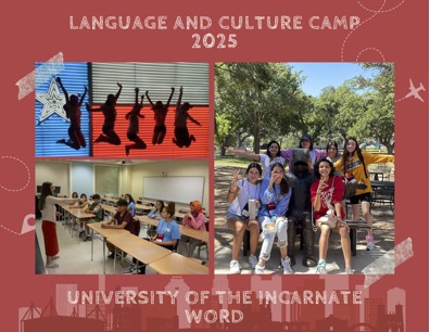 Culture Camp logo and montage of students