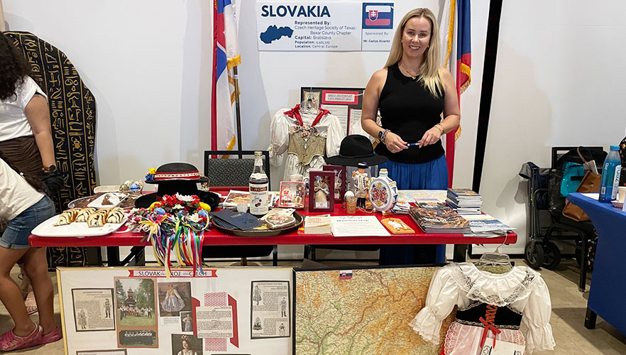 Multicultural fair - Slovakia table