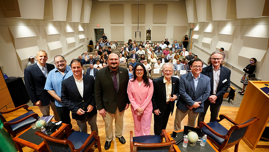 panelist and audience