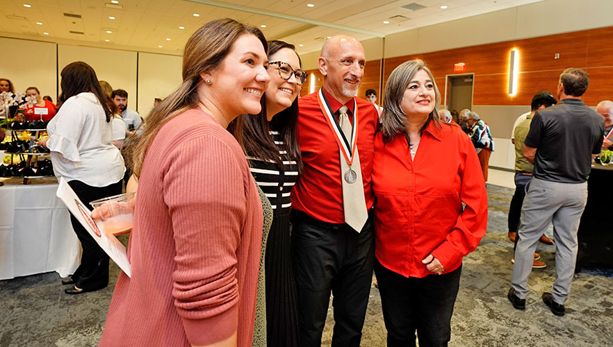 Heritage Day honoree with family