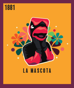 "La Mascota" Loteria card