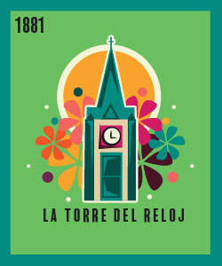 "La Torre Del Reloj" Loteria card