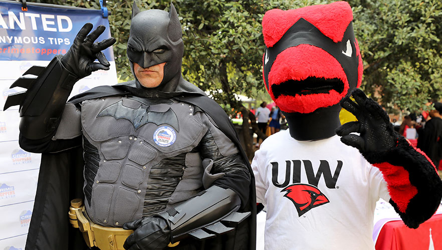 Red the Cardinal with Batman