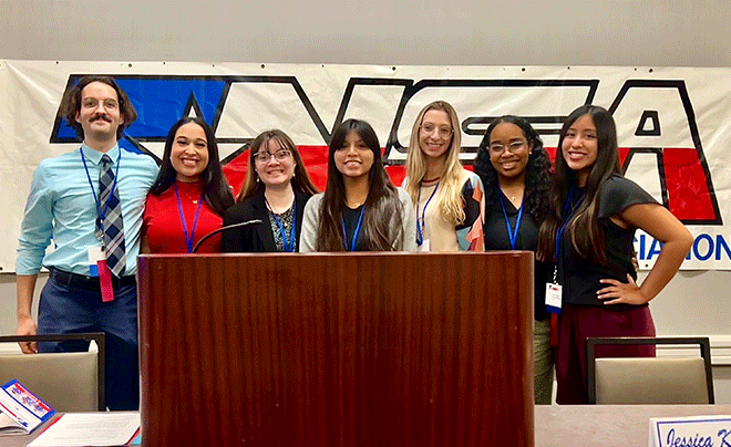 UIW SNA members at TNSA conference