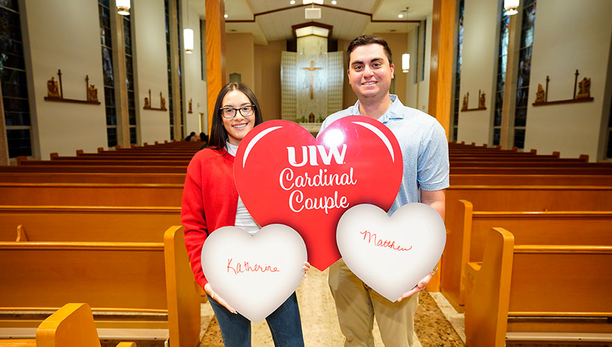 Couple at mass