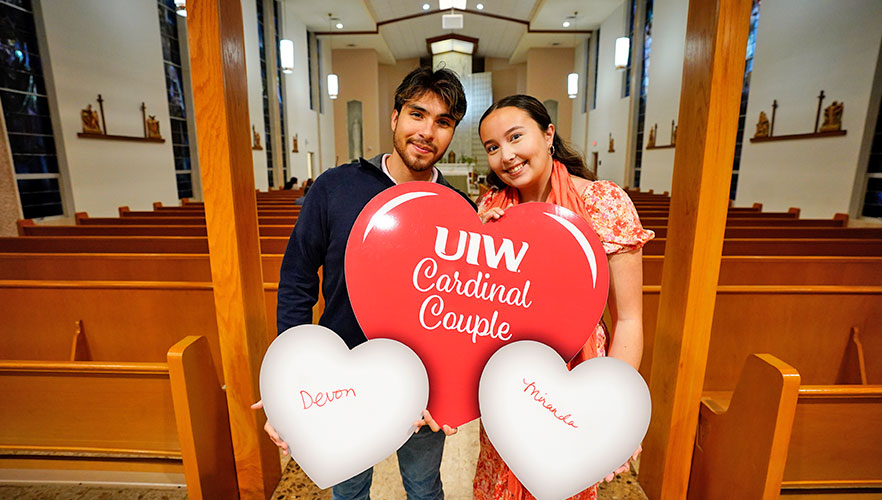 Couple at mass