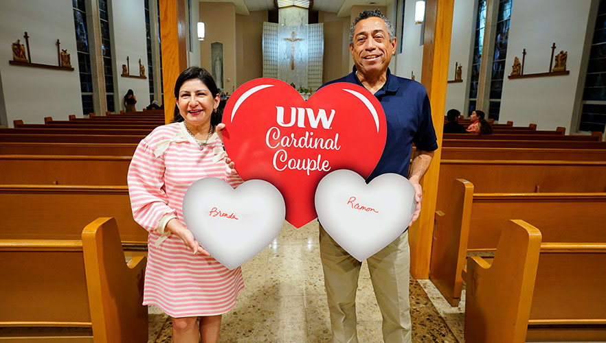 Couple at mass