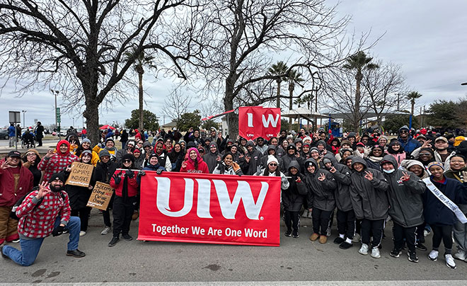 UIW MLK March participants