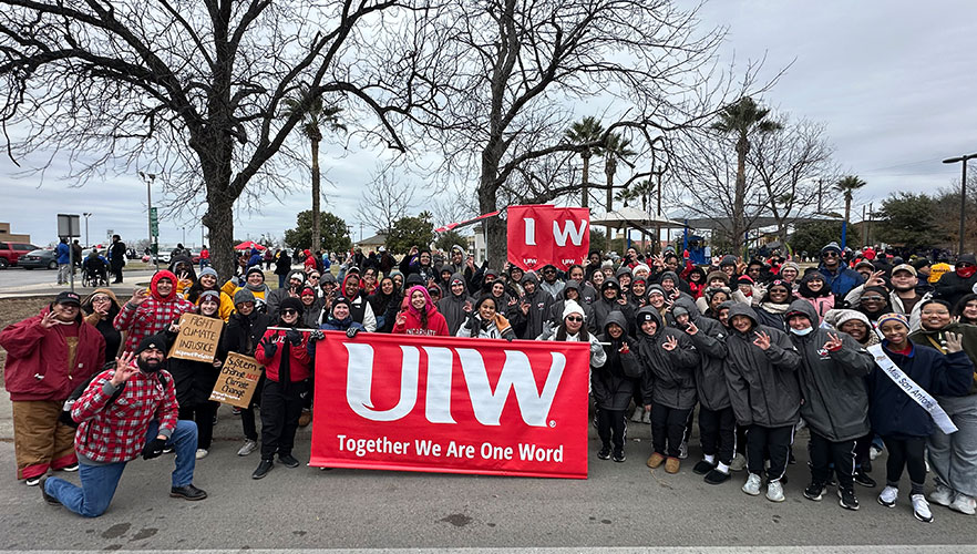 UIW MLK March participants