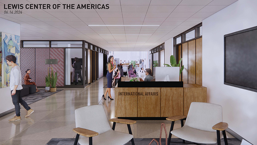 Founders Hall Indoor Rendering