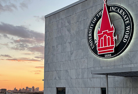 UIW Seal on Founders Building